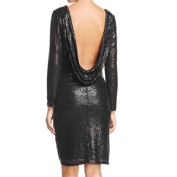 NWT TADASHI SHOJI Sequin Evening Cocktail Dress - Picture 3 of 11
